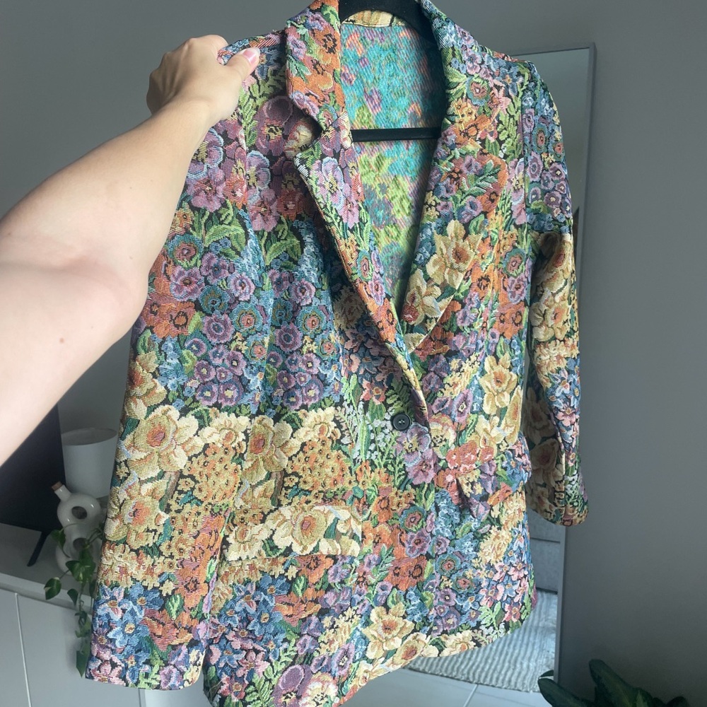 Floral Tapestry Blazer - Rare